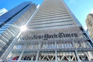 New York Times headquarters.